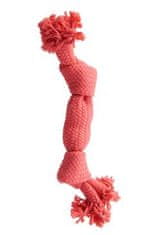 Buster Hračka pes Pískací lano, růžová, 35 cm, M
