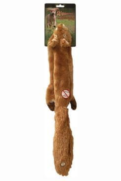 Tom Hračka pes Veverka pískací 61cm Skinneeez