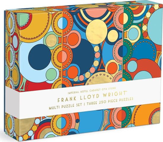 Galison Metalické puzzle Frank Lloyd Wright: Hotel Imperial 250 dílků