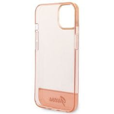 Guess GUHCP14MHGCOP hard silikonové pouzdro iPhone 14 PLUS 6.7" pink Translucent