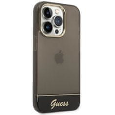 Guess GUHCP14XHGCOK hard silikonové pouzdro iPhone 14 PRO MAX 6.7" black Translucent