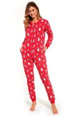 Cornette Dámské pyžamo 786/307 Gnomes2, červená, XL