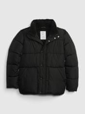 Gap Dětská zimní bunda s kožíškem XS