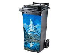 VJ Design - polep pro popelnici s motivem Matterhorn