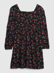 Gap Dětské šaty floral Lenzing Ecovero S