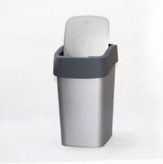 eoshop FLIPBIN 25L odpadkový koš - šedý