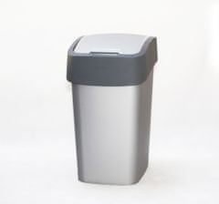eoshop FLIPBIN 25L odpadkový koš - šedý