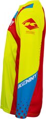 Kenny dres TRACK FOCUS 23 dětský žluto-modro-bílo-červený 3XS