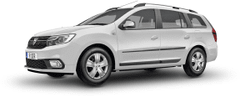 Rider Ochranné boční lišty na dveře, Dacia Logan MCV, 2013-2020
