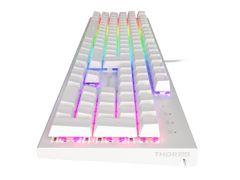 Genesis herní mechanická klávesniceTHOR 303/RGB/Outemu Brown/Drátová USB/US layout/Bílá