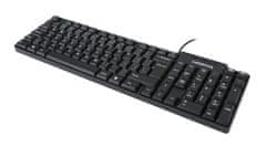 Omega PLATINET klávesnice OK05 standard CZ, USB, černá