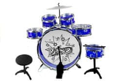 Velké bicí 6 bubnů + činel + pedálová hračka