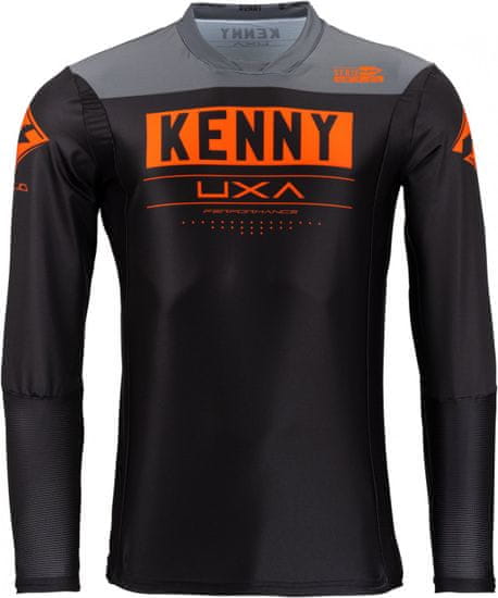 Kenny dres PERFORMANCE 23 černo-oranžovo-šedý
