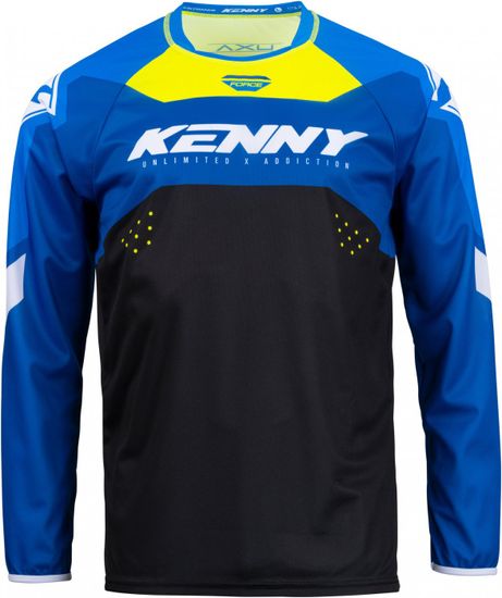Kenny dres FORCE 23 dětský černo-žluto-modro-bílý