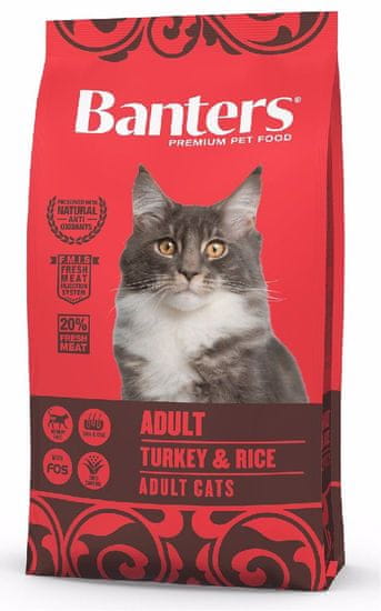Banters Cat Adult Turkey &amp; Rice 8 kg