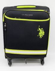 US Polo kabinový látkový kufr Match 4W černý