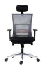 Antares Kancelářská židle Next sv. šedá/černá