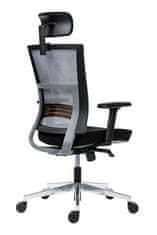 Antares Kancelářská židle Next sv. šedá/černá