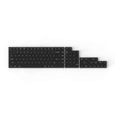 Keychron Low Profile Double Shot PBT Keycap Set, klávesnice pro nízkoprofilovou klávesnici černá