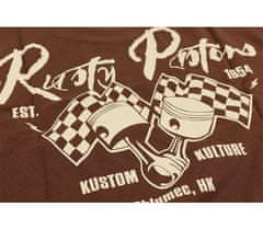 Rusty Pistons Tričko RPTSM77 Carson brown triko vel. 2XL