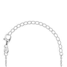 Brilio Silver Módní stříbrný náhrdelník Nekonečno se zirkony NCL76W