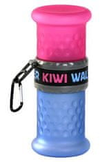KIWI WALKER Cestovní láhev 2in1 růžovo-modrá 750+500ml KW