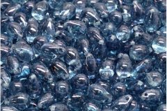 Kraftika 20ks picasso crystal blue teracotta teardrop české skleněné