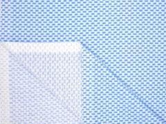 Mirtex Látka FLANEL 150 (23375-1 drobný vzor modrý) 150cm Zbytková metráž