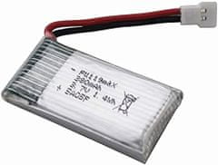 YUNIQUE GREEN-CLEAN 4ks dobíjecí Lipo baterie 3.7v 380mAh pro Hubsan X4 H107c H107d H107L, Syma X11 X11C, HS170 HS170C Rc Kvadrokoptéra