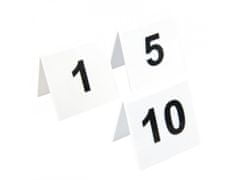 Beaumont Plastová čísla stolů 1–10