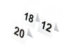 Beaumont Plastová čísla stolů 11–20