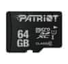 Patriot Patriot/micro SDHC/64GB/80MBps/UHS-I U1 / Class 10