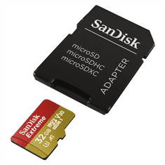 SanDisk Extreme microSDHC 32GB 100MB/s + adaptér
