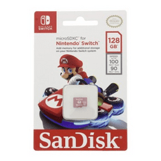 SanDisk Nintendo Switch/micro SDXC/128GB/100MBps/UHS-I U3 / Class 10