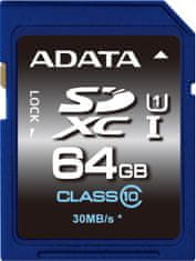 Adata ADATA/SDXC/64GB/50MBps/UHS-I U1 / Class 10