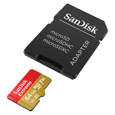 SanDisk Extreme microSDXC card for Mobile Gaming 64GB 170MB/s and 80MB/s, A2 C10 V30 UHS-I U3