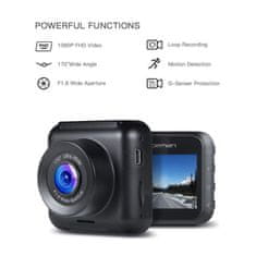 Apeman Digitální Autokamera C420, 1080P Full HD,