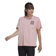 Adidas Tričko růžové S X Karlie Kloss Crop