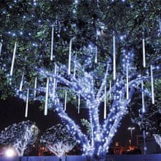 Another-Label Padající Sníh Led Meteor Osvětlení Stromku 3D Led Závěs Led Rampouchy Zimní Vánoční Osvětlení Vánoce 