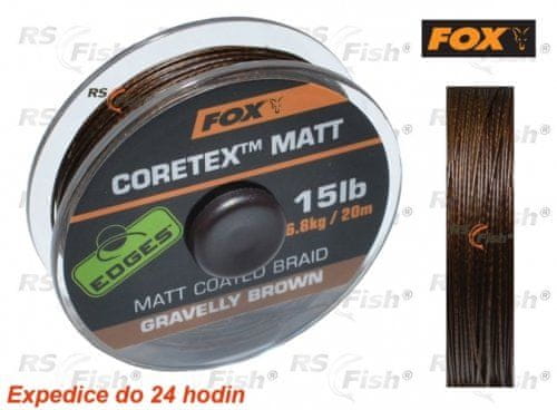 FOX Coretex Matt - Gravelly Brown 9,10 kg / 20 lb - CAC434