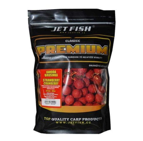 Jet Fish Boilies Premium Classic - Jahoda / Brusinka - 700 g