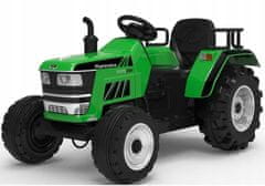 Super-Toys Akumulátorový traktor HL2788 2,4G zelený