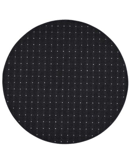 AKCE: 300x300 (průměr) kruh cm Kusový koberec Udinese antracit kruh