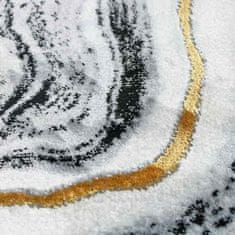 Jutex kusový koberec Mramor 6999 120x170cm šedo-zlatý