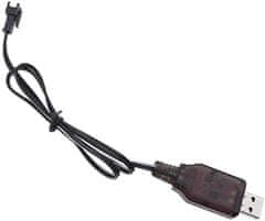 YUNIQUE GREEN-CLEAN 1 kus USB nabíjecí kabel SM-2P 250mAh výstup RC auto pro 6V Ni-MH baterie