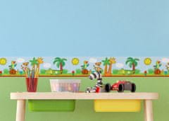 AG Design Samolepicí bordura pro děti Žirafa 5 m x 9,7 cm, WBD 8093