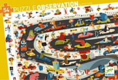 Djeco Puzzle Observation: Rallye 54 dílků