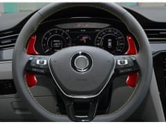 Escape6 karbonová pádla pod volant pro vozy VW Golf 7/8, Passat, Arteon, Tiguan, Polo, T-Roc, Touareg, barva: červený karbon