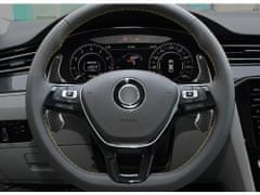 Escape6 karbonová pádla pod volant pro vozy VW Golf 7/8, Passat, Arteon, Tiguan, Polo, T-Roc, Touareg, barva: černý karbon