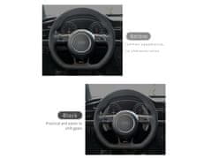 Escape6 karbonová pádla pod volant pro vozy Audi s menším zkosením na orig. pádlech, barva: černý karbon